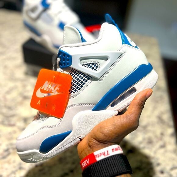 Air Jordan 4 Retro “Military Blue” 10M - Picture 1 of 6